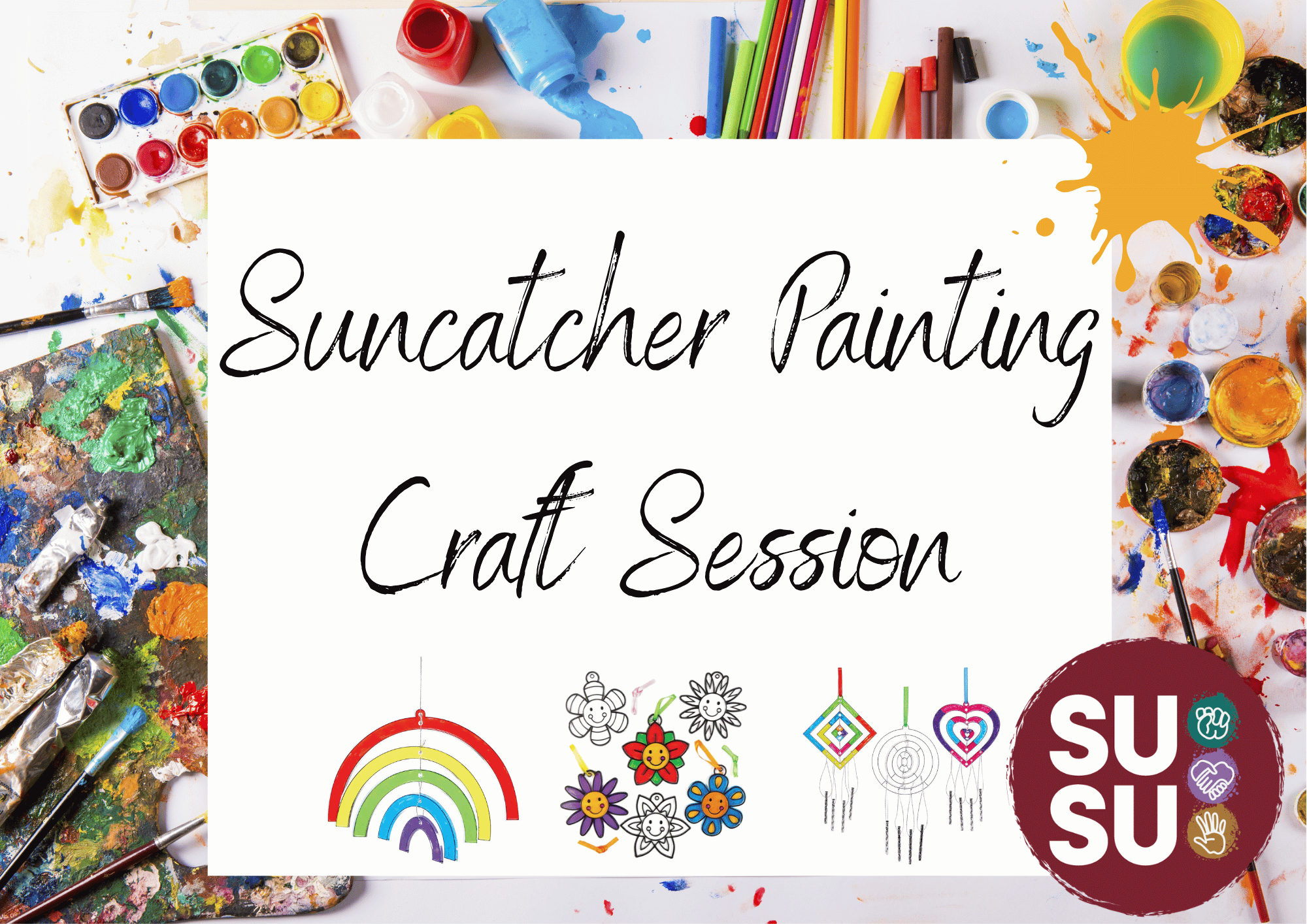 Suncatcher Painting Craft Session